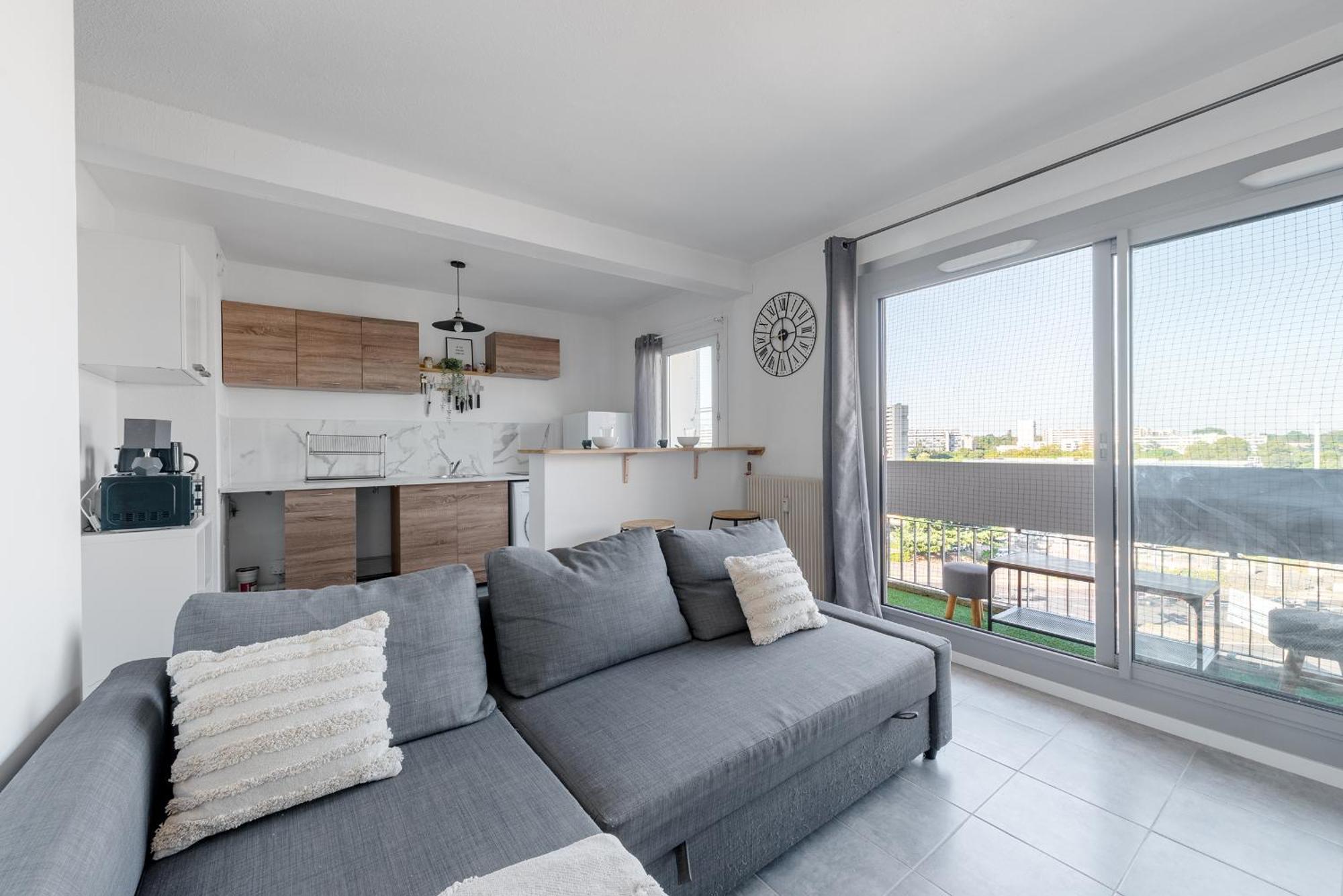Апартаменты Cosy T2, Terrasse Privee Et Parking Тулуза Экстерьер фото